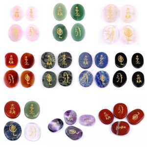 Pierres Gravées Symboles Reiki